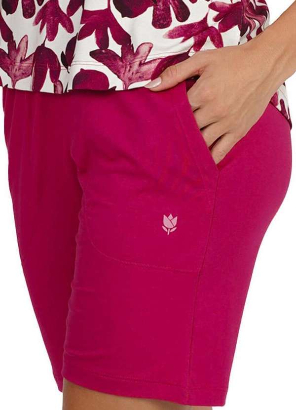 Podiun - Pijama Feminino Curto Podiun 255105 416-Floral-Monet 5