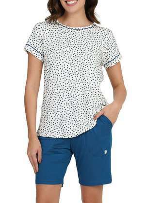 Pijama Feminino Curto Podiun 255119 - PODIUN