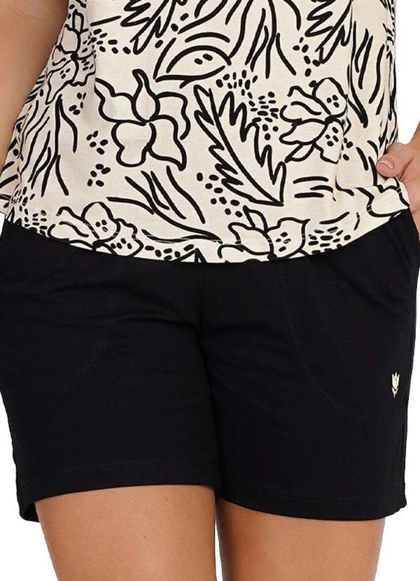 Podiun - Pijama Feminino Curto Podiun 255134 415-Floral-Étnico 5