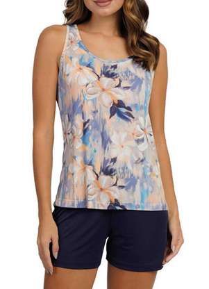 Pijama Feminino Curto Podiun 265003 - PODIUN