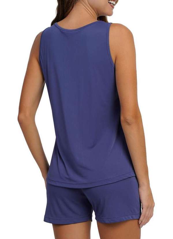 Podiun - Pijama Feminino Curto Podiun 265005 513-Azul-Crepúsculo 2