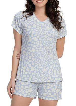 Pijama Feminino Curto Podiun 265006 - PODIUN