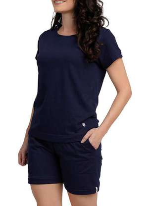 Pijama Feminino Curto Podiun 265035 - PODIUN