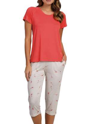 Pijama Feminino Curto Podiun 265044 - PODIUN