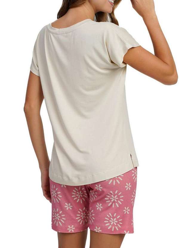 Podiun - Pijama Feminino Curto Podiun 265048 465-Dente-De-Leão 2