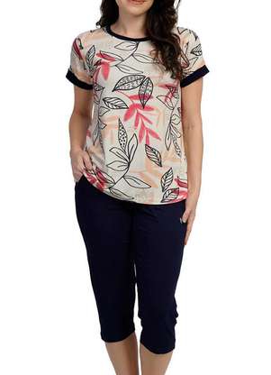 Pijama Feminino Curto Podiun 265050 - PODIUN