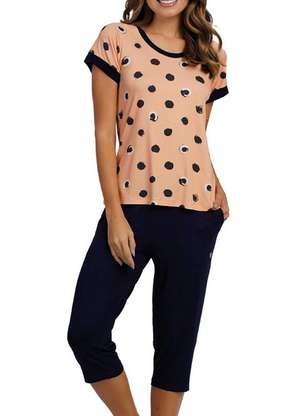 Pijama Feminino Curto Podiun 265052 - PODIUN