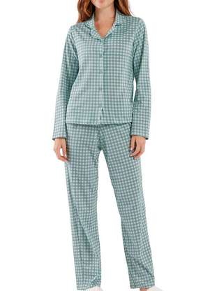 Pijama Feminino Longo com Abertura Cor com Amor 2010527 - COR COM AMOR