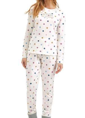 Pijama Feminino Longo Cor com Amor 2010142 - COR COM AMOR