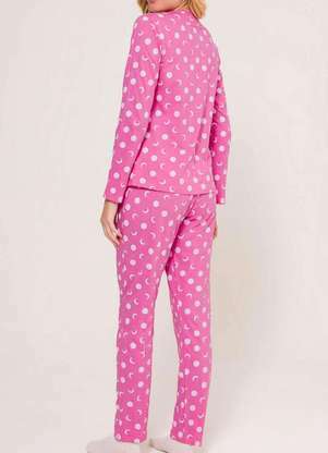 Pijama Feminino Longo Espaço Pijama 4010076 - ESPAÇO PIJAMA