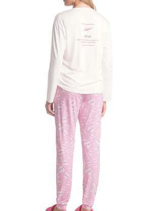 Pijama Feminino Longo Espaço Pijama 4010332 - ESPAÇO PIJAMA