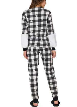 Pijama Feminino Longo Espaço Pijama 41283 - ESPAÇO PIJAMA