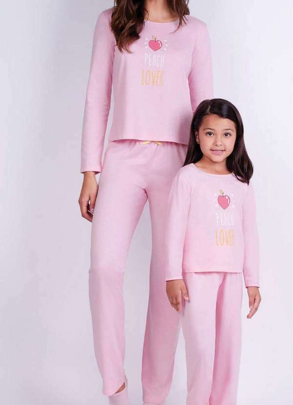 Lupo - Pijama Feminino Longo Lupo 24417-001 5110-Rosa 3