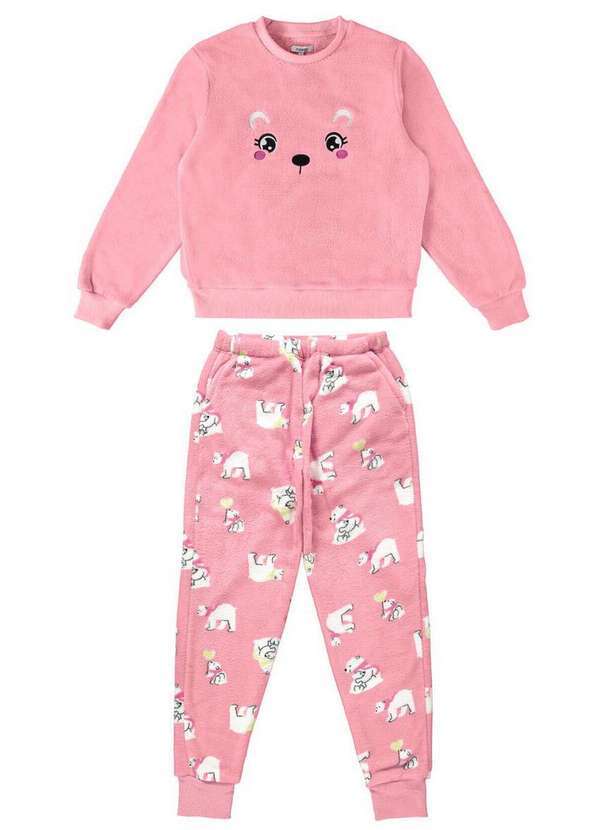 Malwee - Pijama Feminino Longo Malwee 1000115354 01332-Marrom