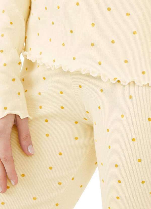 Malwee - Pijama Feminino Longo Malwee 1000128770 Dq92a-Bege 3