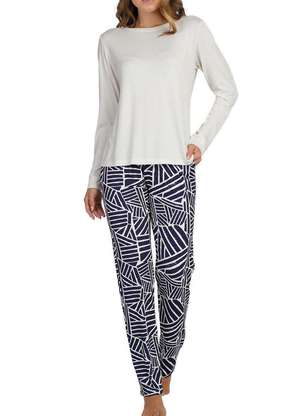 Pijama Feminino Longo Podiun 255115 - PODIUN