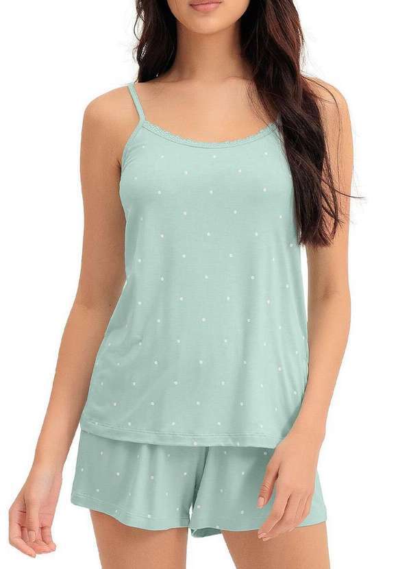 Espaço Pijama - Pijama Feminno Curto Espaço Pijama 4010382