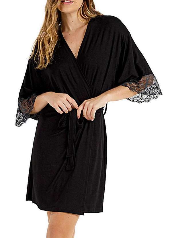 Cor com Amor - Robe Feminino Curto Cor com Amor 2010408 Preto