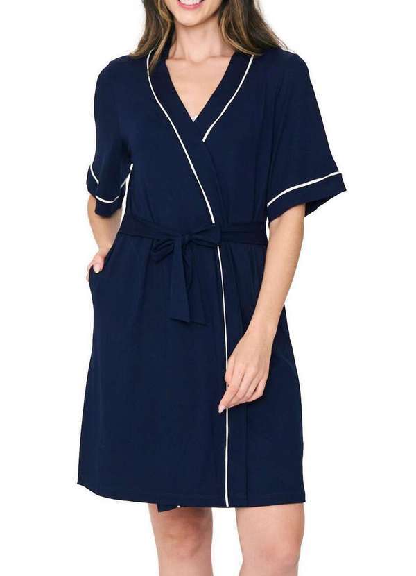 Podiun - Robe Feminino Curto Podiun 257069 003-Marinho