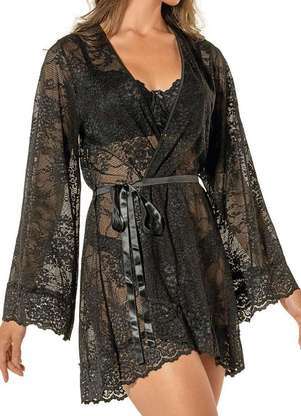 Robe Feminino Curto Rendado Demillus 31027 - DEMILLUS