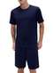 Hering - Pijama Masculino Curto Hering 7c7r Axt-Azul-Marinho - variação: Axt-Azul-Marinho