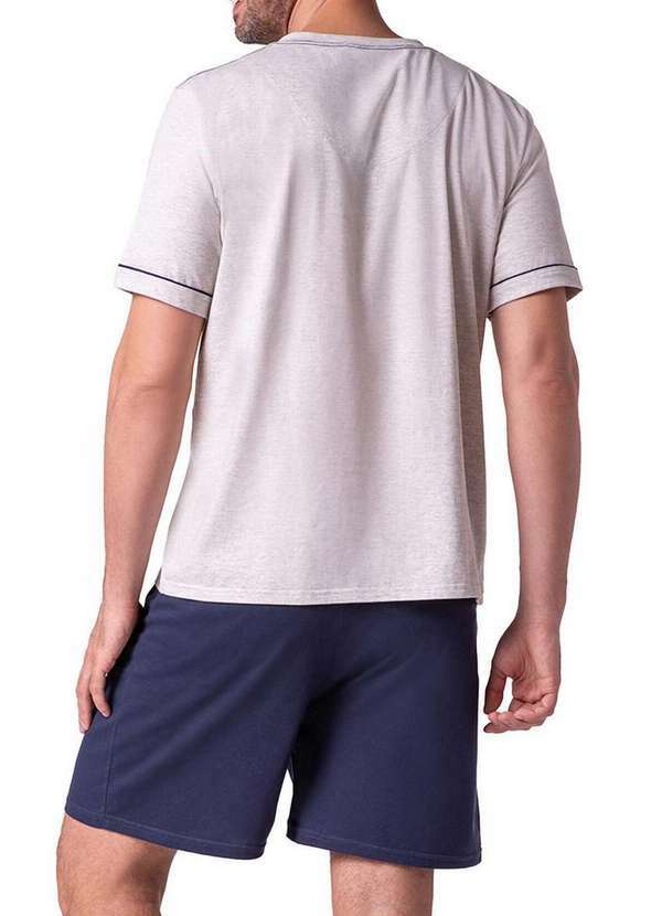 Lupo - Pijama Masculino Curto Lupo 28000-001 2805-Marinho 2