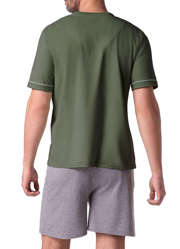 Lupo - Pijama Masculino Curto Lupo 28000-001 4023-Cacto 2