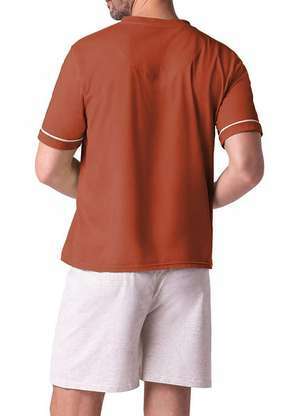Pijama Masculino Curto Lupo 28000-001 - LUPO