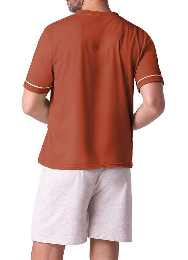 Lupo - Pijama Masculino Curto Lupo 28000-001 6360-Nude-Bronze 2
