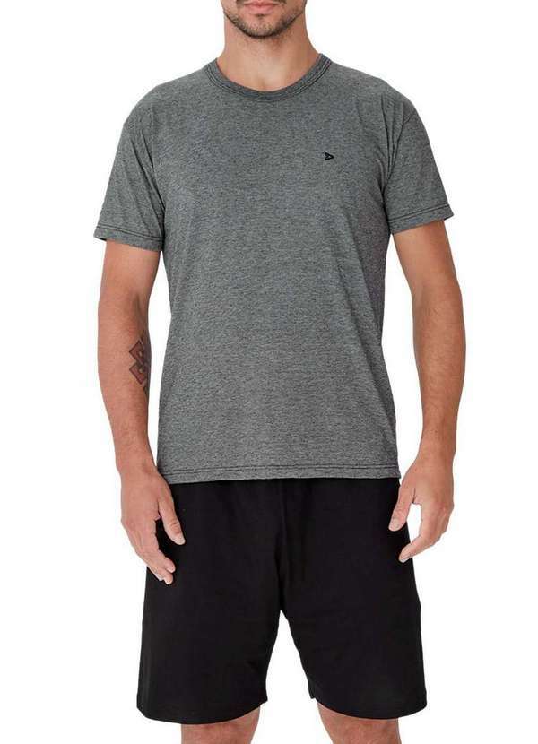 Malwee - Pijama Masculino Curto Malwee 1000121197 00004-Preto