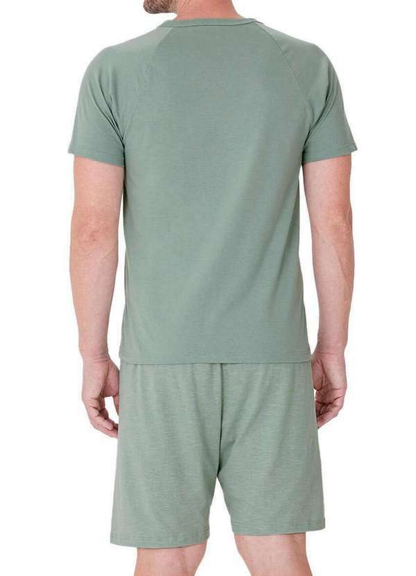 Malwee - Pijama Masculino Curto Malwee 1000122463 00411-Verde 2