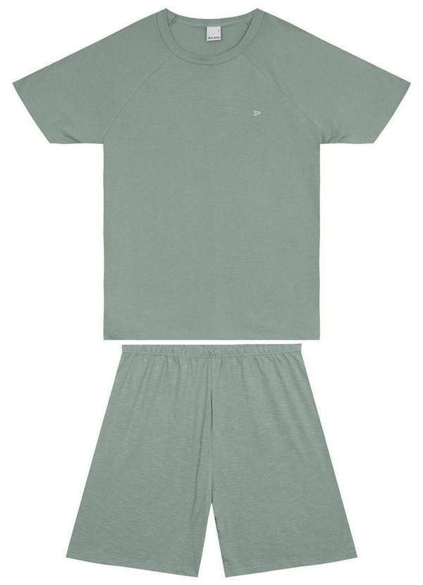 Malwee - Pijama Masculino Curto Malwee 1000122463 00411-Verde 4
