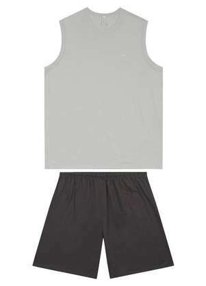 Pijama Masculino Curto Malwee 1000130762 Plus Size - MALWEE