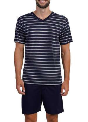 Pijama Masculino Curto Podiun 268010 - PODIUN