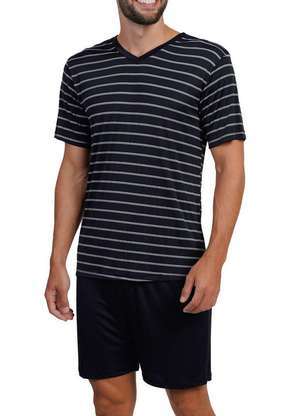 Pijama Masculino Curto Podiun 268011 - PODIUN