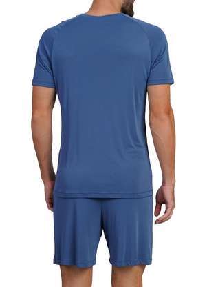 Pijama Masculino Curto Podiun 268015 Plus Size - PODIUN