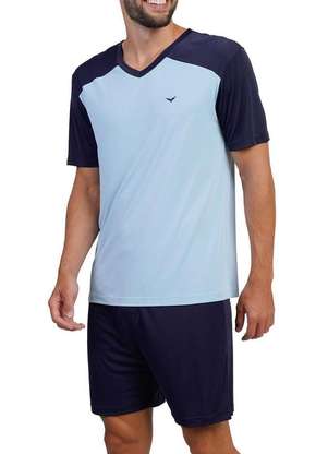 Pijama Masculino Curto Podiun 268016 - PODIUN