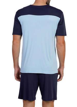 Pijama Masculino Curto Podiun 268016 - PODIUN