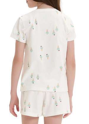 Pijama Infantil Menina Curto Cor com Amor 2050117 - COR COM AMOR