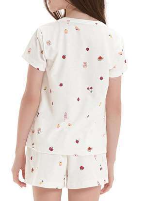 Pijama Infantil Menina Curto Cor com Amor 2050132 - COR COM AMOR
