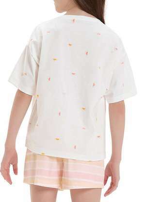 Pijama Infantil Menina Curto Cor com Amor 2050133 - COR COM AMOR