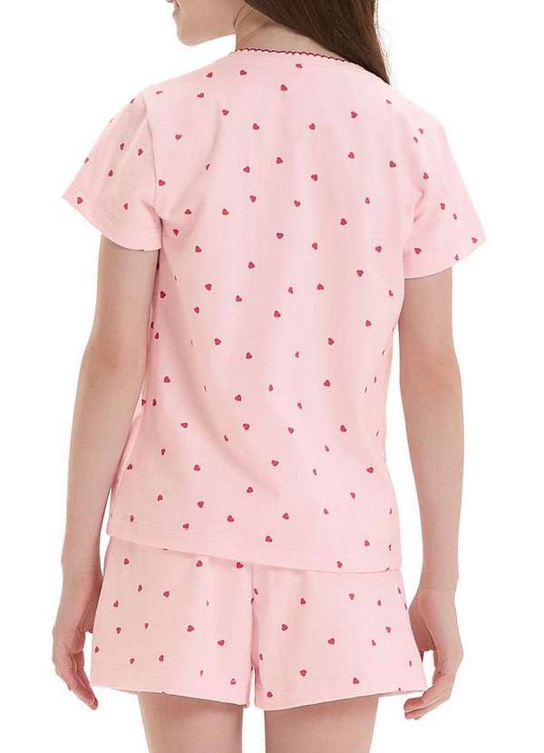 Cor com Amor - Pijama Infantil Menina Curto Cor com Amor 2050139 Rosa 2