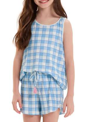 Pijama Infantil Menina Curto Cor com Amor 2050145 - COR COM AMOR