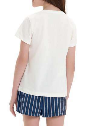 Pijama Infantil Menina Curto Cor com Amor 2050151 - COR COM AMOR