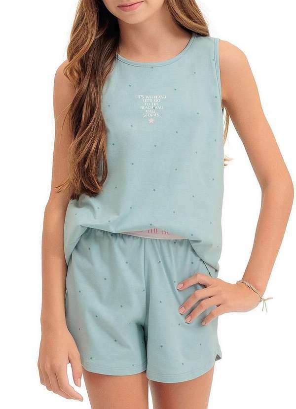 Espaço Pijama - Pijama Infantil Menina Curto Espaço Pijama 4050069