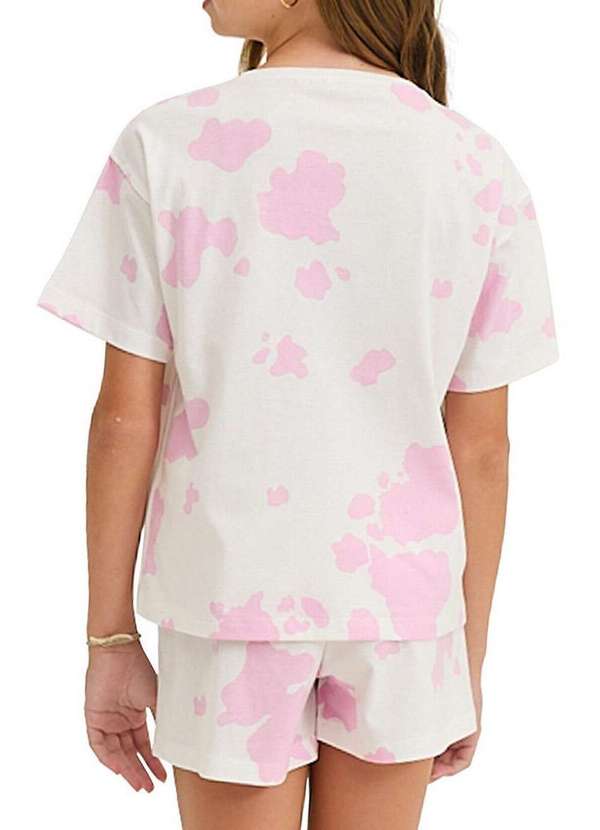 Espaço Pijama - Pijama Infantil Menina Curto Espaço Pijama 4050076 Off-White 2