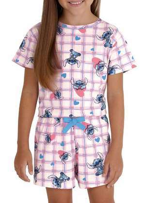 Pijama Infantil Menina Curto Malwee 1000130034 - MALWEE