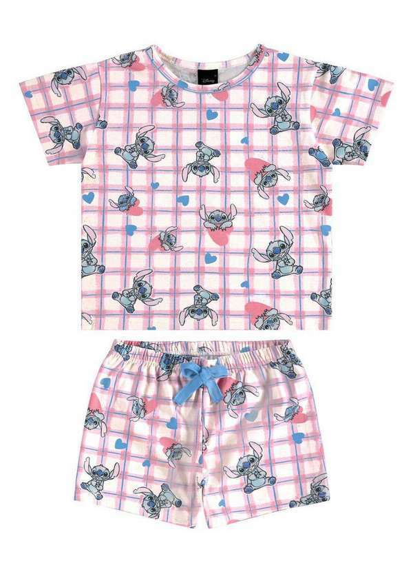 Malwee - Pijama Infantil Menina Curto Malwee 1000130034 Dr54a-Rosa 2