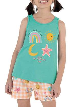 Pijama Infantil Menina Curto Malwee 1000131878 - MALWEE