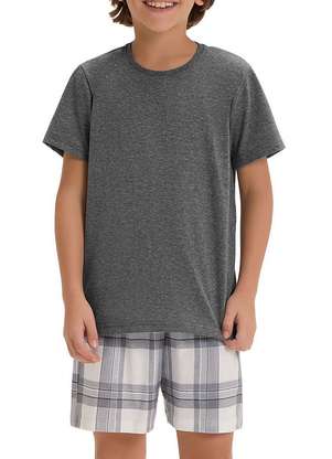 Pijama Infantil Menino Curto Cor com Amor 2060065 - COR COM AMOR